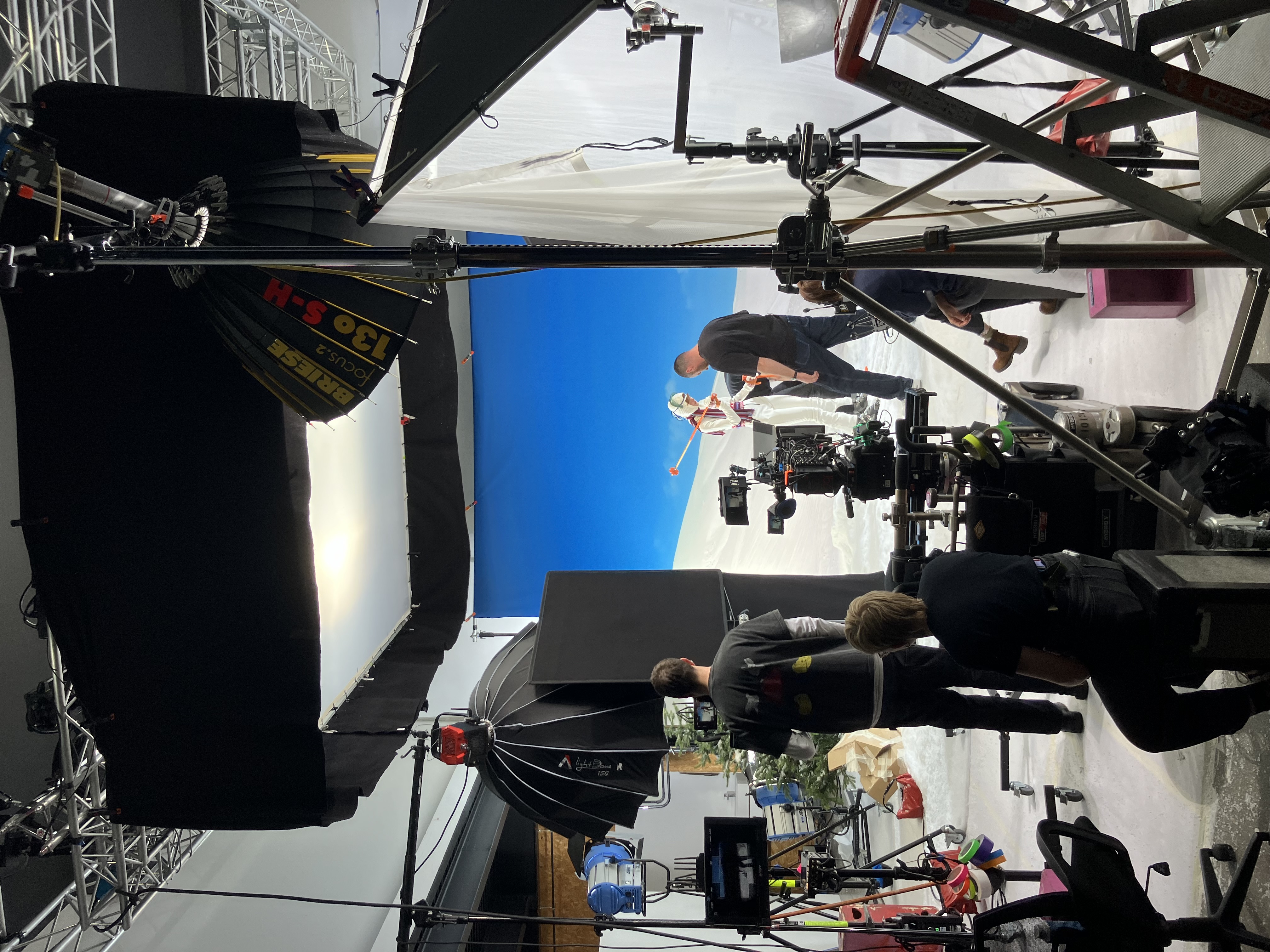 Équipe OFD FILMS sur un tournage audiovisuel